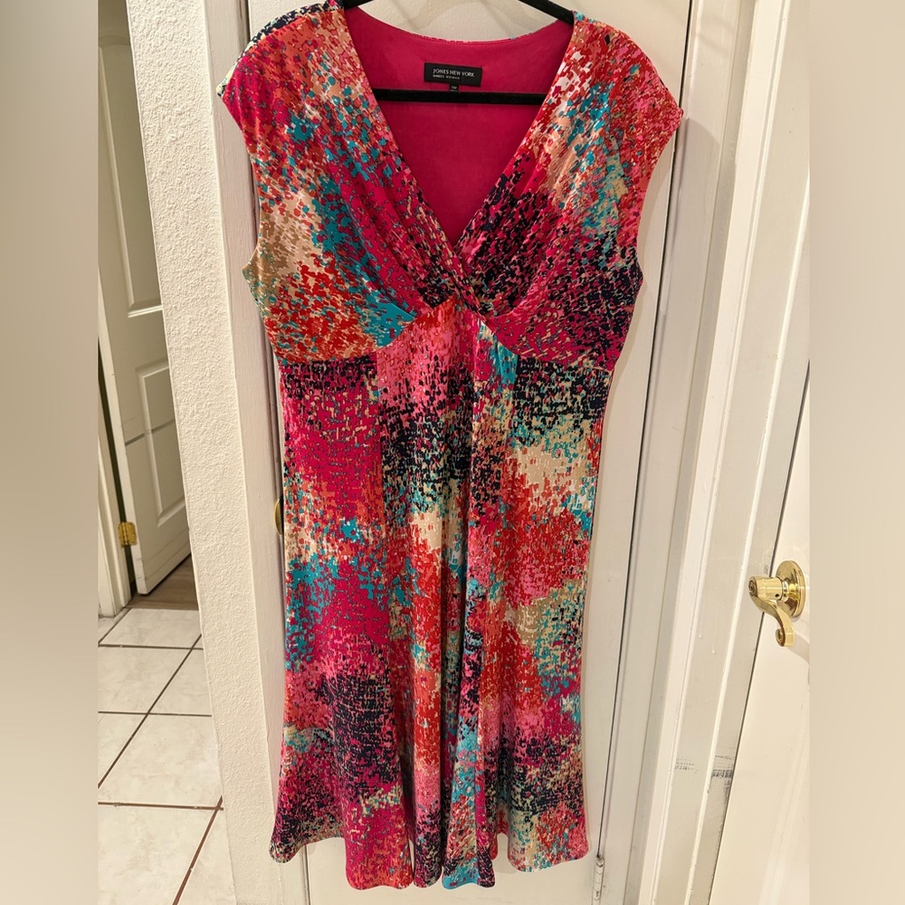 Jones New York Multicolor Dress Size 14W
